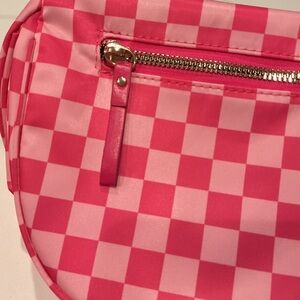 Pink & Red Checkered Crossbody 💖❤️ Trendy Statement Bag